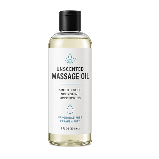 Unscented massage oil