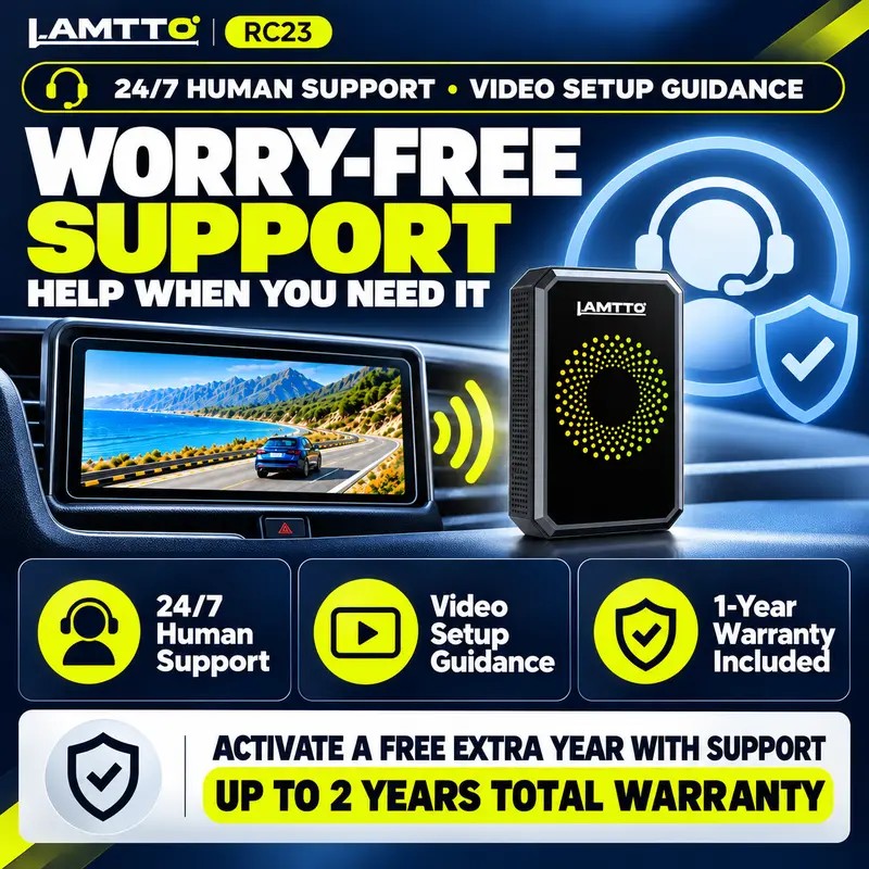 RC23 Wireless CarPlay Adapter for Wired Factory Screens