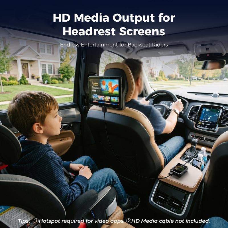 RC23 Wireless CarPlay Adapter for Wired Factory Screens