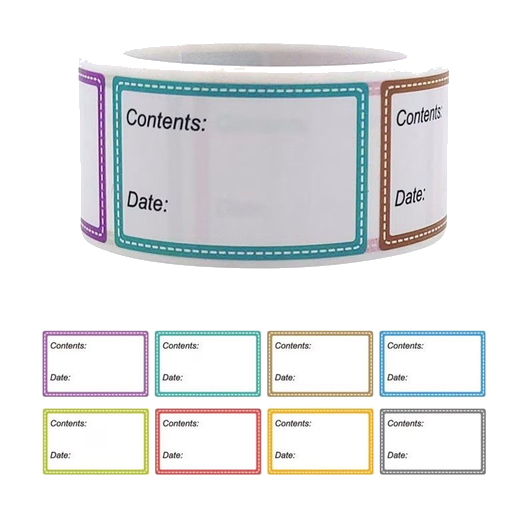 Reusable date stickers