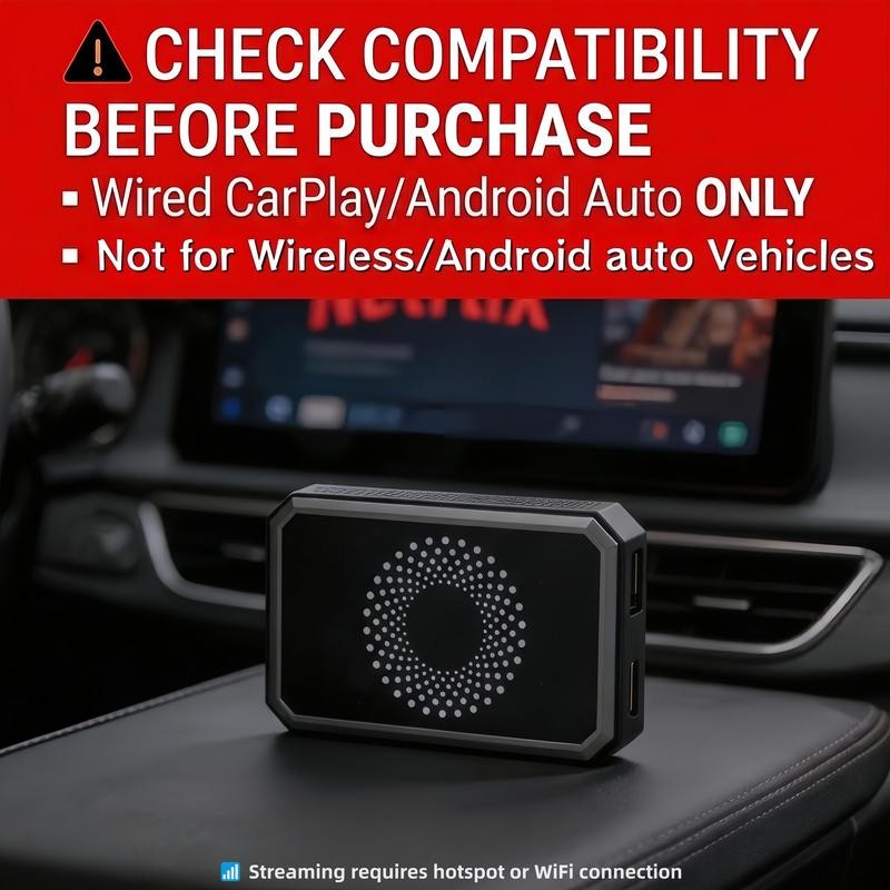 RC23 Wireless CarPlay Adapter for Wired Factory Screens